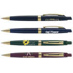 Imprinted Click Pens - Rival Gold Pen
