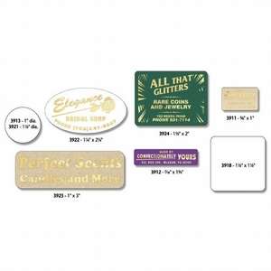 Custom Promotional Foil Stamped Seal - 1-1/2" x 2"