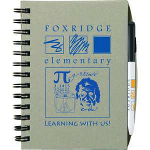 Custom Promotional BIC Chipboard Cover Notebook 5" x 7"