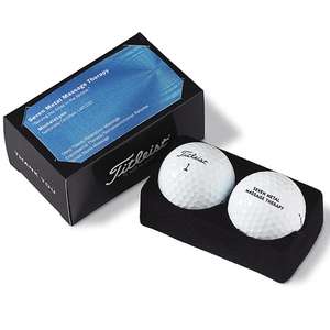 Custom Promotional PackEdge 2 Ball Business Card Box - Pinnacle Gold