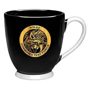 Custom Promotional 20 oz. Black Footed Bistro Mug