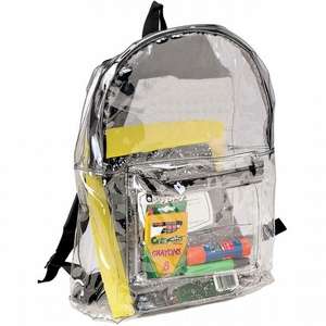 Custom Promotional Insight Clear Vinyl Backpack