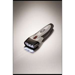 Custom Promotional Binary 3 L.E.D. Shake Flashlight - Black