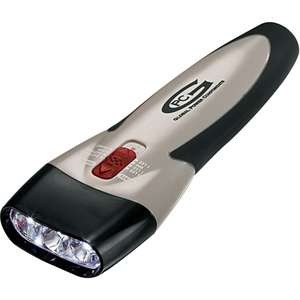 Binary 3 L.E.D. Shake Flashlight - Black 