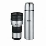 Customized Coffee Gift Sets - Auto Perf Tumbler and Flask Gift Set
