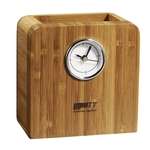 Custom Clocks - Bamboo Pen Cup Clock