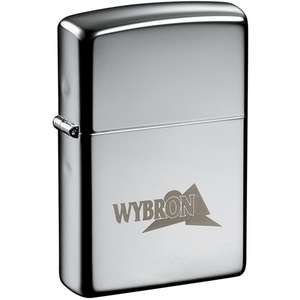 Custom Promotional Zippo Windproof Lighter High Polish Chrome