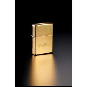 Custom Promotional Zippo Windproof Lighter High Polish Brass
