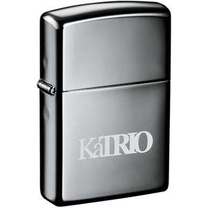 Custom Promotional Zippo Windproof Lighter Black Ice