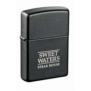 Custom Promotional Zippo Windproof Lighter Black Matte
