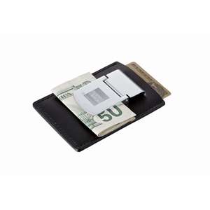 Custom Promotional Zippo Spring Loaded Leather Money Clip