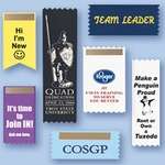 Logo School & Spirit Items - Custom Spirit Ribbon - 2" x 6"