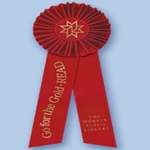 Promotional School & Spirit Items - Rosette Ribbon with Streamers