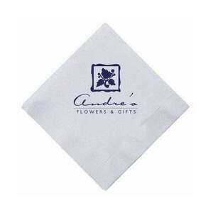 Custom Promotional 3-Ply White Napkins