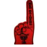 Promotional Spirit Hands, Signs & Sticks - Number One Foam Hand Mitt - 18"