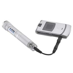 The Erie Flashlight/Cell Phone Charger - Silver 