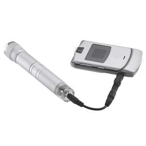 The Erie Flashlight/Cell Phone Charger - Silver 