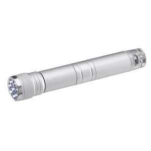 The Erie Flashlight/Cell Phone Charger - Silver 