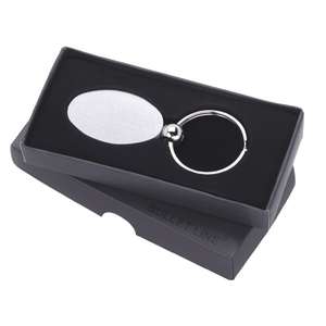 Oval Aluminum Key Ring 