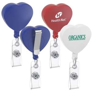 Custom Promotional Heart-Shaped Badge Holder