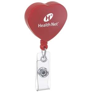 Heart-Shaped Badge Holder