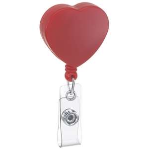 Heart-Shaped Badge Holder
