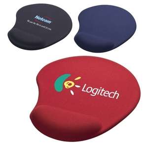 Solid Jersey Gel Mouse Pad/Wrist Rest 
