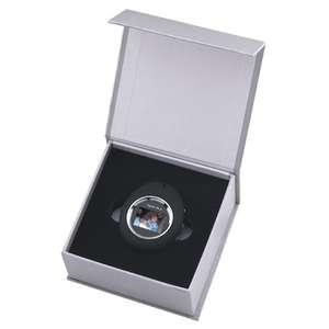 Oval Digital Photo Key Chain