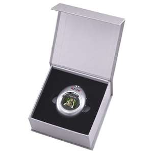 Oval Digital Photo Key Chain