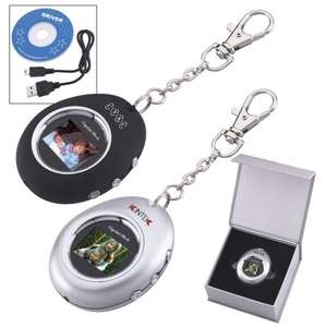 Custom Promotional Oval Digital Photo Key Chain