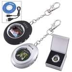 Business Photo Frames - Oval Digital Photo Key Chain