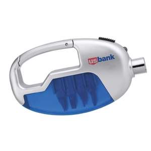 Carabiner/Screwdriver Set With Light