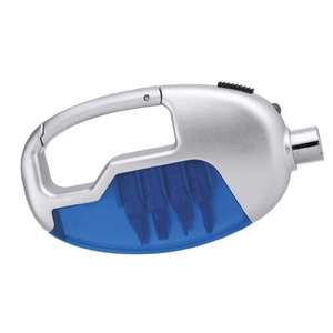Carabiner/Screwdriver Set With Light