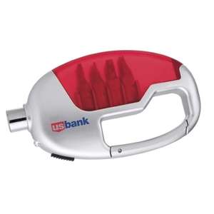 Carabiner/Screwdriver Set With Light