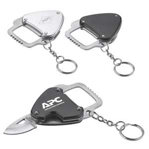 Bottle Opener/Pocket Knife Keychain 