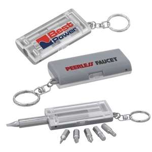 Custom Promotional Mini Screwdriver Kit/Keychain