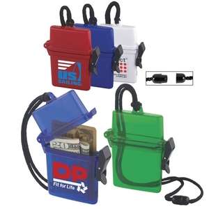 Custom Promotional Slimline Flip-Top Floating Container