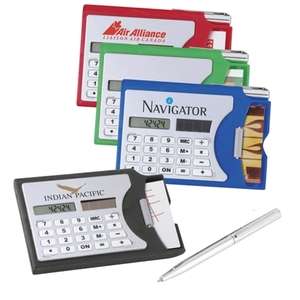 Calculator/Business Card Holder 