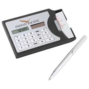 Custom Promotional Calculator/Business Card Holder