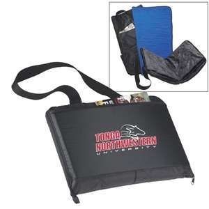 Custom Promotional Deluxe Stadium Cushion/Blanket