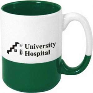 15 oz. State College El Grande Mug - White/Green
