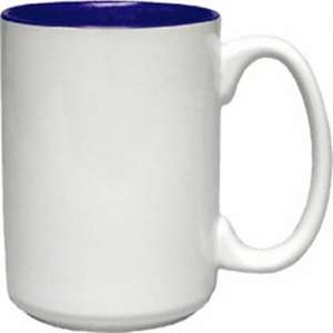 15 oz. Two-Tone El Grande Mug - White Exterior 