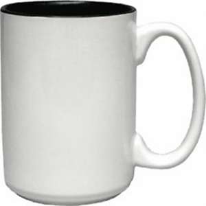 15 oz. Two-Tone El Grande Mug - White Exterior 