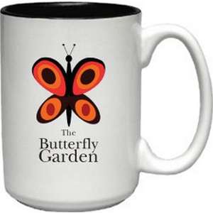 Custom Promotional 15 oz. Two-Tone El Grande Mug - White Exterior