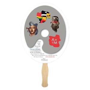 Stock Oval Hand Fan