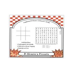 Custom Promotional Custom Laminated Placemat - 14" x 11", Full Color One Side