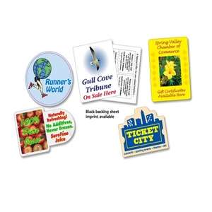 Clear Vinyl Static Cling Decal - 18 to 28 Sq In (Static on Face) 