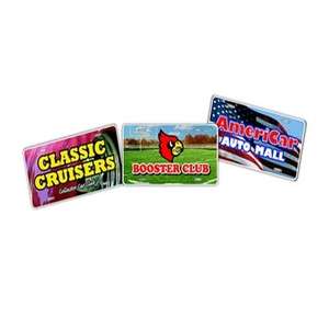 Automotive License Plate - Four Color Process