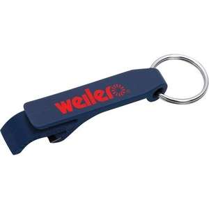 Plastic Mini Bottle Opener and Key Ring 