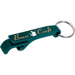 Plastic Mini Bottle Opener and Key Ring 